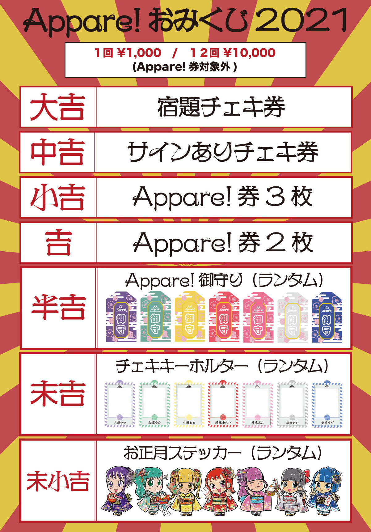 公演詳細】2021.1.24(日)「Appare!だけのワンダーランド vol.4