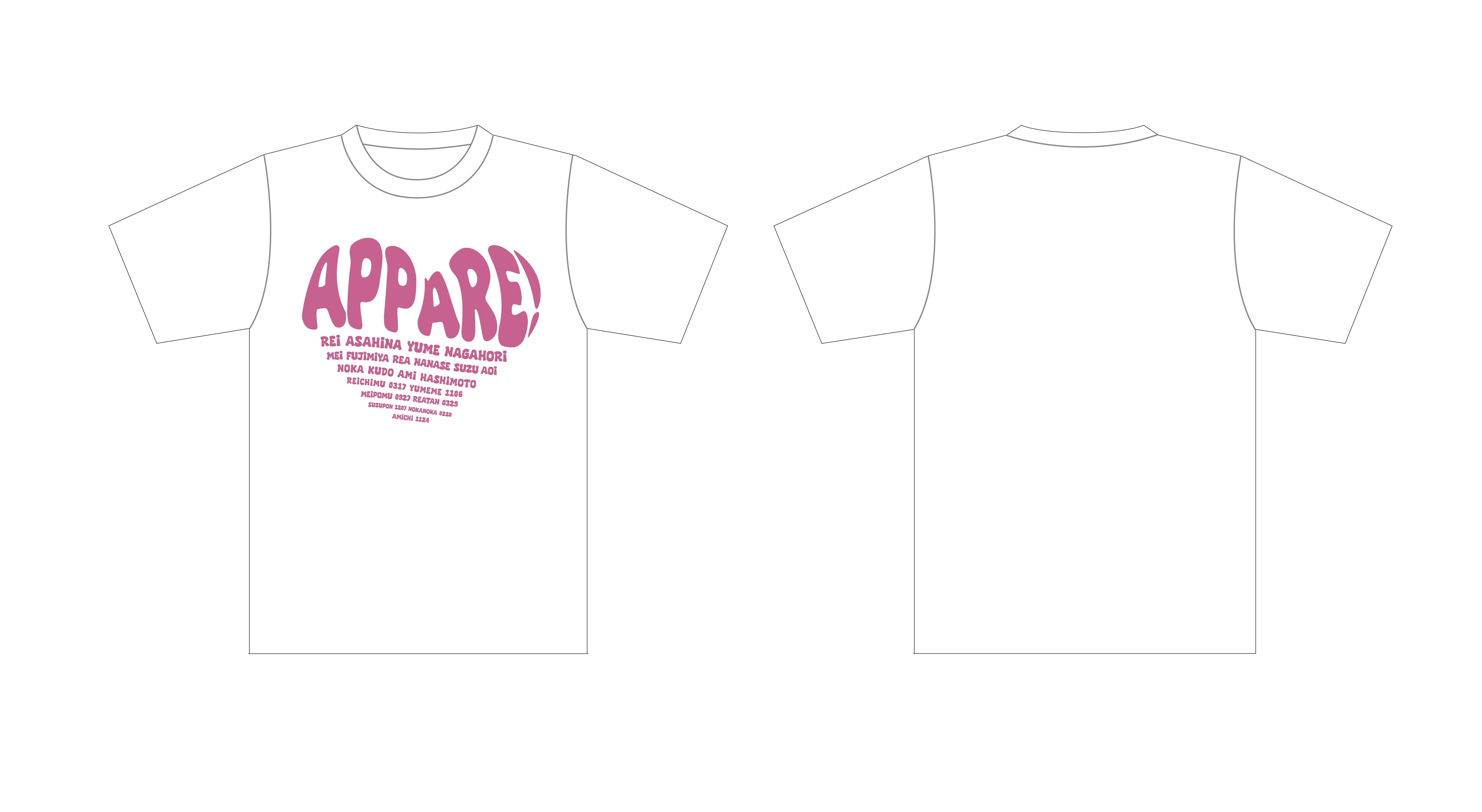 【FC限定】Appare! ファンクラブ『竹の子族』限定Tシャツ